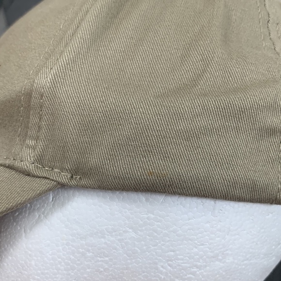 Bristow Baseball Hat Mens Adjustable Beige Strapback Cap Harriton - Picture 7 of 14